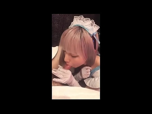 ❤️ Japonè idol [mayuka], kostim sèvant franse, pati 1, pip ak jerk off ak losyon ❤ Ponografi anal nan nou